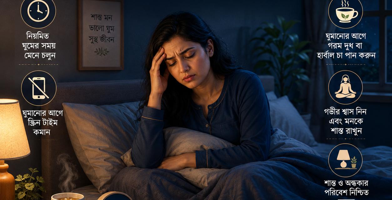 অনিয়মিত ঘুম সমস্যায় কার্যকরী সাধারণ কিছু নিয়ম